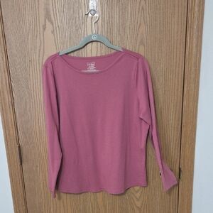 L.L. Bean Women's Rose Long Sleeve Tee